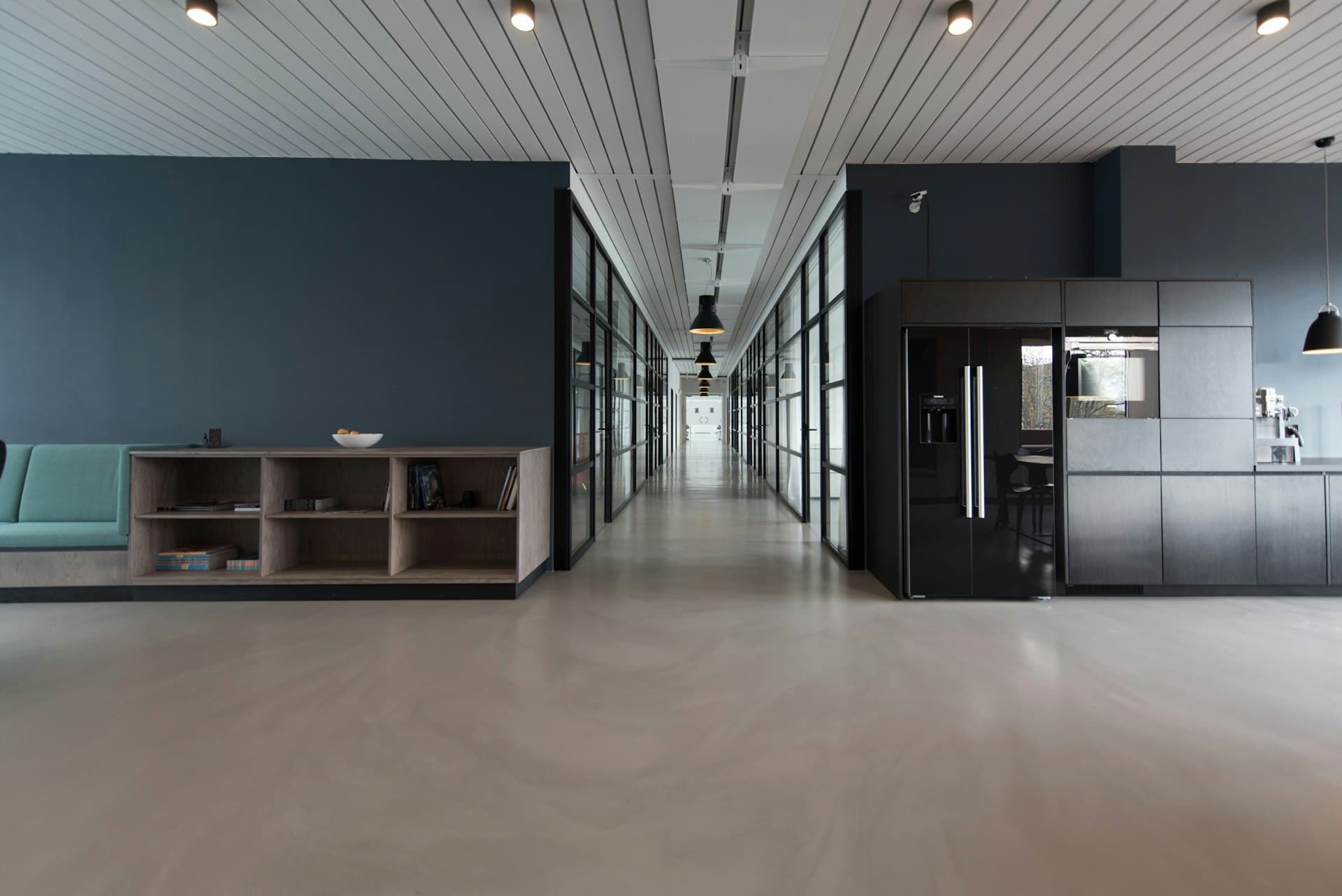 Interior moderno em vidro